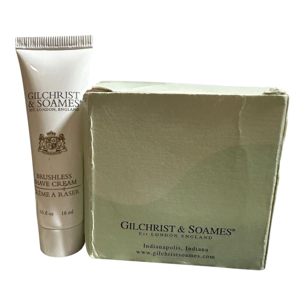 Gilchrist & Soames Spa Therapy Bar Aloe Vera 2.8oz + Shave cream Travel .65oz